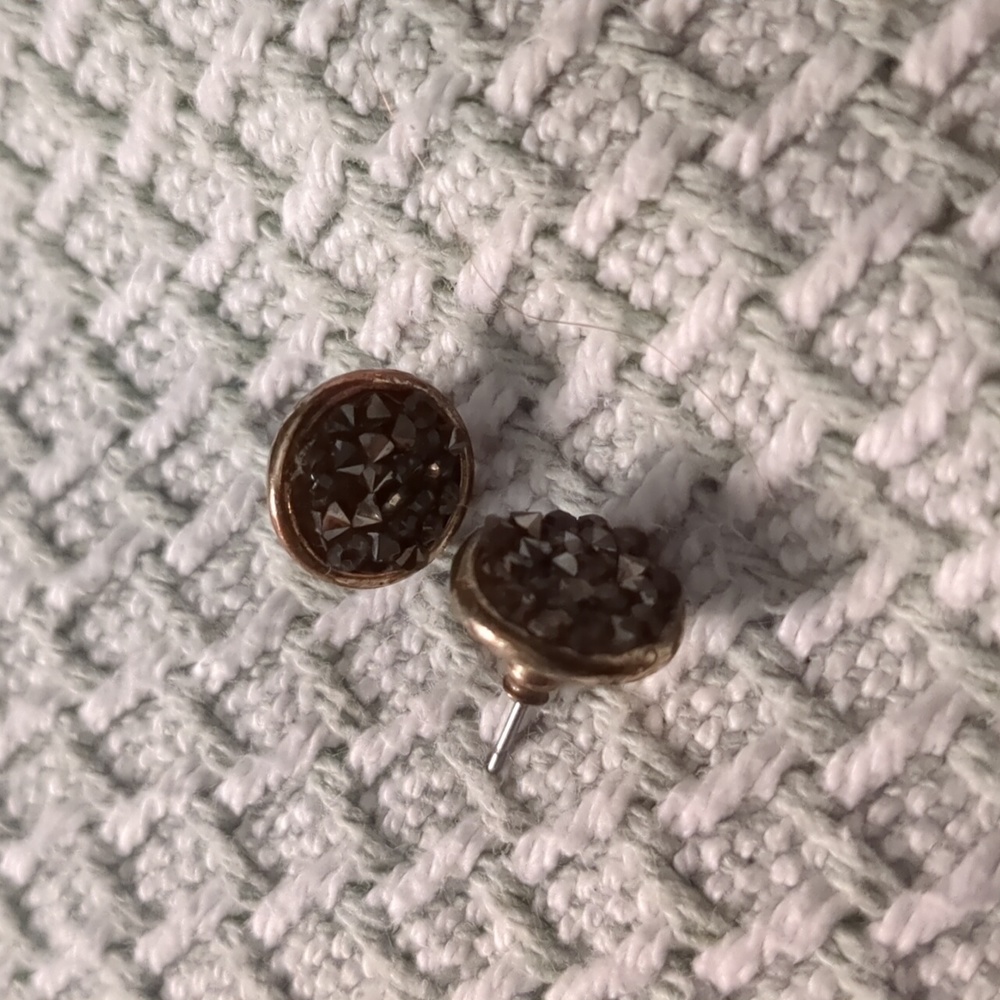 Marcasite post earrings